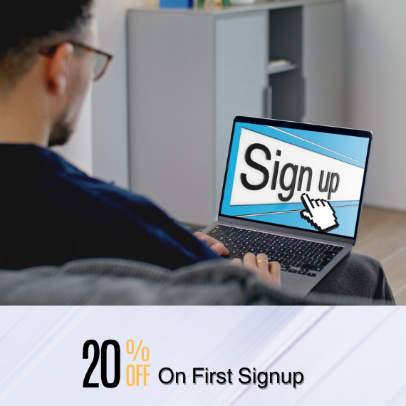 20% Off First Signup